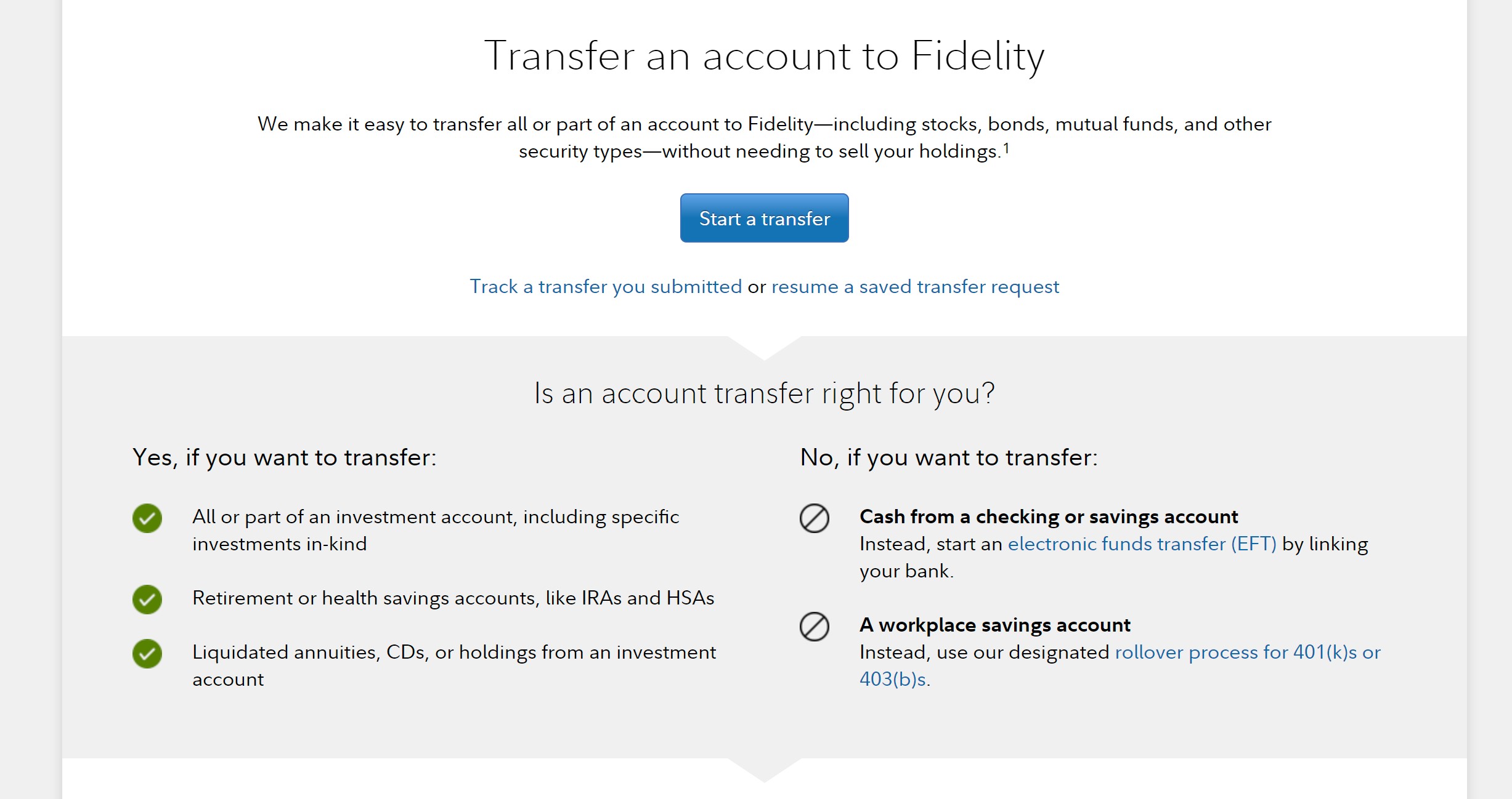 Transfer from Tastytrade to Fidelity