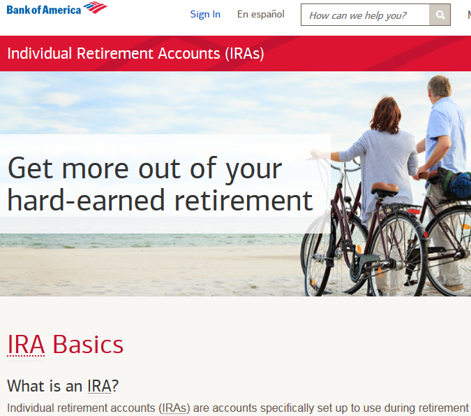 Bank of America ROTH IRA Review