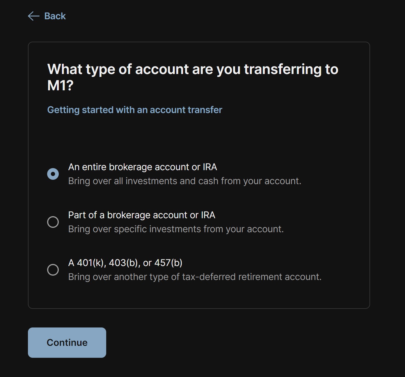 How to Transfer Etrade to M1 Finance